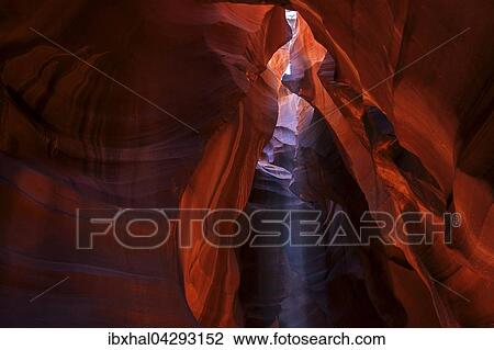 Bunte Sandsteinformation mit Lichteinfall, Upper Antelope Canyon, Slot Canyon, Page, Arizona, USA, Nordamerika View Large Photo Image Stock Image - Bunte Sandsteinformation mit Lichteinfall, Upper Antelope Canyon, Slot Canyon, Page, Arizona, USA, Nordamerika. Fotosearch