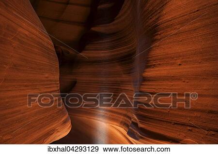 Bunte Sandsteinformation mit Lichteinfall, Upper Antelope Canyon, Slot Canyon, Page, Arizona, USA, Nordamerika View Large Photo Image Stock Photo - Bunte Sandsteinformation mit Lichteinfall, Upper Antelope Canyon, Slot Canyon, Page, Arizona, USA, Nordamerika. Fotosearch