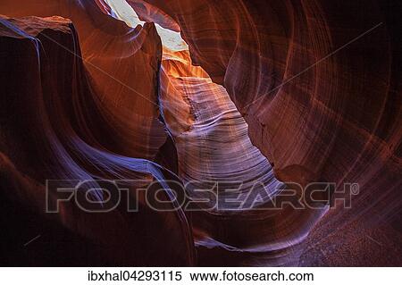 Bunte Sandsteinformation mit Lichteinfall, Upper Antelope Canyon, Slot Canyon, Page, Arizona, USA, Nordamerika View Large Photo Image Stock Photography - Bunte Sandsteinformation mit Lichteinfall, Upper Antelope Canyon, Slot Canyon, Page, Arizona, USA, Nordamerika. Fotosearch