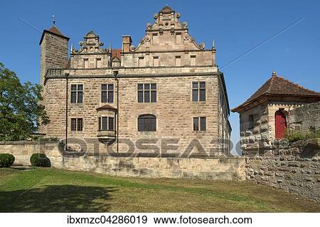 Stock Photo - Burg Cadolzburg, Cadolzburg, Mittelfranken, Bayern, Deutschland, Europa. Fotosearch