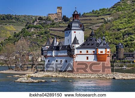 Burg Pfalzgrafenstein auf der Insel Falkenau im Rhein, UNESCO-Weltkulturerbe, Rheinland Pfalz, Deutschland, Europa View Large Photo Image Stock Image - Burg Pfalzgrafenstein auf der Insel Falkenau im Rhein, UNESCO-Weltkulturerbe, Rheinland Pfalz, Deutschland, Europa. Fotosearch