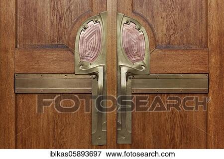 Entrance door to the Nietzsche Archive, detail, design Henry van de Velde, Villa Silberblick, Weimar, Thuringia, Germany, Europe View Large Photo Image Stock Photo - Entrance door to the Nietzsche Archive, detail, design Henry van de Velde, Villa Silberblick, Weimar, Thuringia, Germany, Europe. Fotosearch