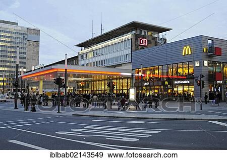 Essen Hauptbahnhof, central railway station, in the evening light, Essen, Ruhr Area, North Rhine-Westphalia, Germany, Europe, PublicGround, Europe View Large Photo Image Stock Photo - Essen Hauptbahnhof, central railway station, in the evening light, Essen, Ruhr Area, North Rhine-Westphalia, Germany, Europe, PublicGround, Europe. Fotosearch