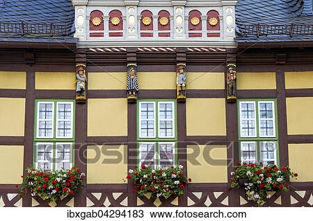 Fachwerkhaus, Wernigerode, Harz, Sachsen-Anhalt, Deutschland, Europa View Large Photo Image Stock Image - Fachwerkhaus, Wernigerode, Harz, Sachsen-Anhalt, Deutschland, Europa. Fotosearch