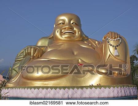 Fat golden Buddha statue, Wat Piyaram Temple, Chiang Mai, Northern Thailand, Thailand, Southeast Asia, Asia View Large Photo Image Stock Image - Fat golden Buddha statue, Wat Piyaram Temple, Chiang Mai, Northern Thailand, Thailand, Southeast Asia, Asia. Fotosearch