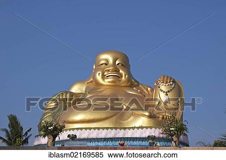 Fat golden Buddha statue, Wat Piyaram Temple, Chiang Mai, Northern Thailand, Thailand, Southeast Asia, Asia View Large Photo Image Stock Photography - Fat golden Buddha statue, Wat Piyaram Temple, Chiang Mai, Northern Thailand, Thailand, Southeast Asia, Asia. Fotosearch