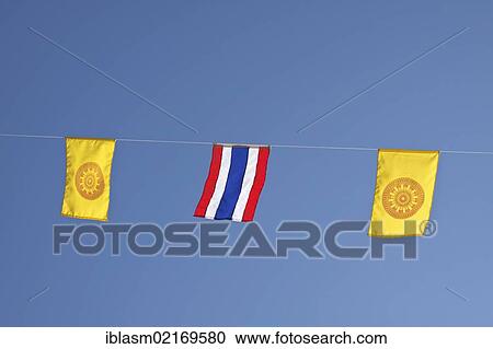 Flag of Thailand, called Thong-Thrai-Rong, flags of the Thai Royal Family, Thailand, Southeast Asia, Asia View Large Photo Image Stock Image - Flag of Thailand, called Thong-Thrai-Rong, flags of the Thai Royal Family, Thailand, Southeast Asia, Asia. Fotosearch