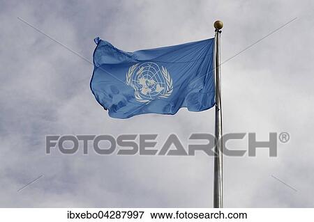 Flagge, Vereinte Nationen, UNO-Hauptquartier, Manhattan, New York, USA, Nordamerika View Large Photo Image Stock Photo - Flagge, Vereinte Nationen, UNO-Hauptquartier, Manhattan, New York, USA, Nordamerika. Fotosearch