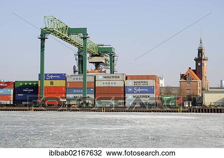 Frozen, icy harbour, container terminal, port authorities, inland port, Dortmund, Ruhr Area, North Rhine-Westphalia, Germany, Europe, PublicGround, Europe View Large Photo Image Stock Image - Frozen, icy harbour, container terminal, port authorities, inland port, Dortmund, Ruhr Area, North Rhine-Westphalia, Germany, Europe, PublicGround, Europe. Fotosearch