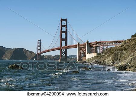 Golden Gate Bridge, Marshall Strand, Marshall's Beach, Felsenkuste, San Francisco, USA, Nordamerika View Large Photo Image Picture - Golden Gate Bridge, Marshall Strand, Marshall's Beach, Felsenkuste, San Francisco, USA, Nordamerika. Fotosearch