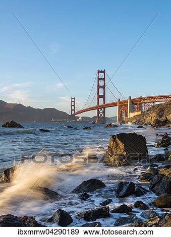 Golden Gate Bridge, Marshall Strand, Marshall's Beach, Felsenkuste, San Francisco, USA, Nordamerika View Large Photo Image Stock Photo - Golden Gate Bridge, Marshall Strand, Marshall's Beach, Felsenkuste, San Francisco, USA, Nordamerika. Fotosearch