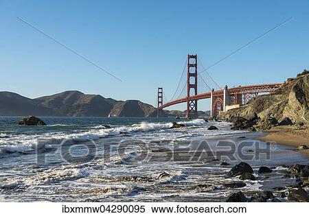 Golden Gate Bridge, Marshall Strand, Marshall's Beach, Felsenkuste, San Francisco, USA, Nordamerika View Large Photo Image Stock Photography - Golden Gate Bridge, Marshall Strand, Marshall's Beach, Felsenkuste, San Francisco, USA, Nordamerika. Fotosearch