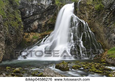 Gollinger waterfall, near Golling an der Salzach, Austria, Europe View Large Photo Image Stock Photograph - Gollinger waterfall, near Golling an der Salzach, Austria, Europe. Fotosearch