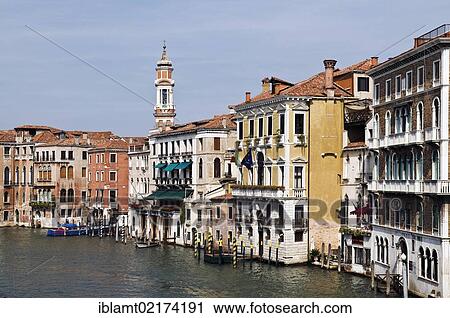 Grand Canal, looking towards the Church of Chiesa S. S. Apostoli, Cannaregio district, Venice, Veneto, Italy, Europe View Large Photo Image Stock Image - Grand Canal, looking towards the Church of Chiesa S. S. Apostoli, Cannaregio district, Venice, Veneto, Italy, Europe. Fotosearch