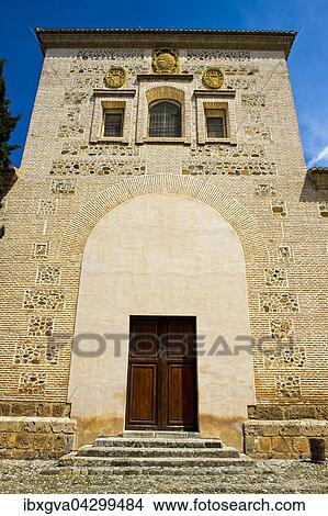 Hauptfassade der Kirche Santa Maria de la Alhambra, Alhambra, Granada, Andalusien, Spanien, Europa View Large Photo Image Picture - Hauptfassade der Kirche Santa Maria de la Alhambra, Alhambra, Granada, Andalusien, Spanien, Europa. Fotosearch