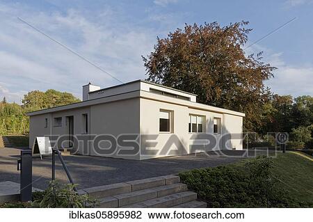 Haus am Horn, show house by Georg Muche, Bauhaus, Weimar, Thuringia, Germany, Europe View Large Photo Image Stock Image - Haus am Horn, show house by Georg Muche, Bauhaus, Weimar, Thuringia, Germany, Europe. Fotosearch