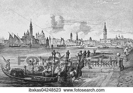Historische Stadtansicht, Stahlstich, Venedig um 1850, Venetien, Italien, Europa View Large Photo Image Stock Image - Historische Stadtansicht, Stahlstich, Venedig um 1850, Venetien, Italien, Europa. Fotosearch