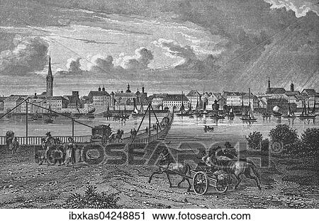 Historische Stadtansicht, Stahlstich, Dusseldorf um 1850, Rheinland, Deutschland, Europa View Large Photo Image Stock Image - Historische Stadtansicht, Stahlstich, Dusseldorf um 1850, Rheinland, Deutschland, Europa. Fotosearch