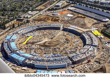 Huge construction site, office building Apple Campus II or Apple Campus 2 or AC2, architect Norman Foster, Cupertino, Silicon Valley, California, USA, North America View Large Photo Image Stock Image - Huge construction site, office building Apple Campus II or Apple Campus 2 or AC2, architect Norman Foster, Cupertino, Silicon Valley, California, USA, North America. Fotosearch