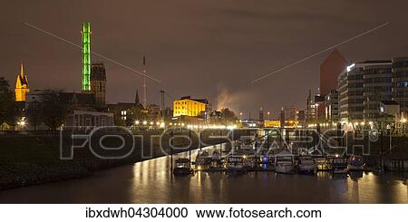 Innenhafen, Duisburg, Ruhrgebiet, Nordrhein-Westfalen, Deutschland, Europa View Large Photo Image Stock Image - Innenhafen, Duisburg, Ruhrgebiet, Nordrhein-Westfalen, Deutschland, Europa. Fotosearch