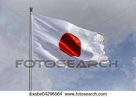 Japanische Flagge, Japan-Fahne weht im Wind, Japan, Asien View Large Photo Image Picture - Japanische Flagge, Japan-Fahne weht im Wind, Japan, Asien. Fotosearch