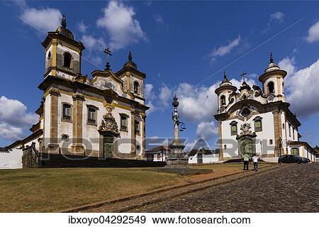 Kirche des Heiligen Franziskus von Assisi, Igreja de Sao Francisco de Assis und die Kirche Igreja Nossa Senhora do Carmo, Mariana, Minas Gerais, Brasilien, Sudamerika View Large Photo Image Stock Photo - Kirche des Heiligen Franziskus von Assisi, Igreja de Sao Francisco de Assis und die Kirche Igreja Nossa Senhora do Carmo, Mariana, Minas Gerais, Brasilien, Sudamerika. Fotosearch