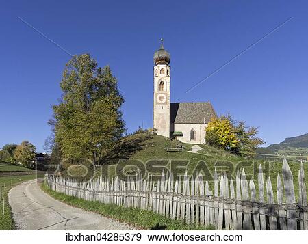 Kirche St. Konstantin, San Constantino, Vols am Schlern, Trentino-Alto Adige, Sudtirol, Italien, Europa View Large Photo Image Stock Photo - Kirche St. Konstantin, San Constantino, Vols am Schlern, Trentino-Alto Adige, Sudtirol, Italien, Europa. Fotosearch