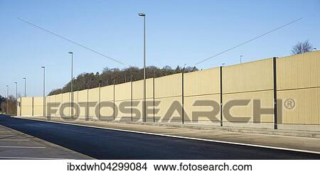Larmschutzwand, Autobahnrastplatz, Hessen, Deutschland, Europa View Large Photo Image Picture - Larmschutzwand, Autobahnrastplatz, Hessen, Deutschland, Europa. Fotosearch