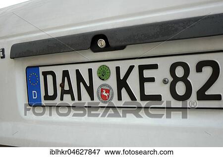 License Plate Thank you, Germany, Europe View Large Photo Image Stock Photo - License Plate Thank you, Germany, Europe. Fotosearch