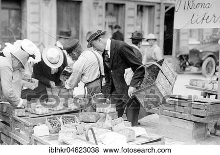 Market ca. 1930, exact location unknown, Germany, Europe View Large Photo Image Stock Photo - Market ca. 1930, exact location unknown, Germany, Europe. Fotosearch