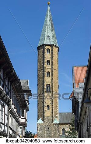 Marktkirche St. Cosmas und Damian, UNESCO Weltkulturerbe, Goslar, Harz, Niedersachsen, Deutschland, Europa View Large Photo Image Stock Photo - Marktkirche St. Cosmas und Damian, UNESCO Weltkulturerbe, Goslar, Harz, Niedersachsen, Deutschland, Europa. Fotosearch
