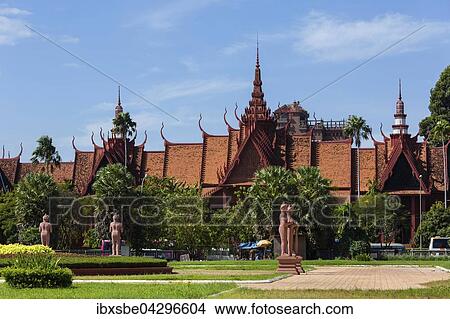 Nationalmuseum, Phnom Penh, Kambodscha, Asien View Large Photo Image Picture - Nationalmuseum, Phnom Penh, Kambodscha, Asien. Fotosearch