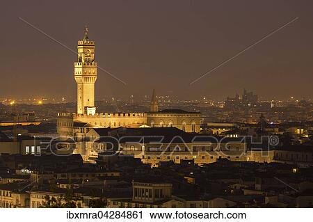 Palazzo Vecchio, Nachtaufnahme, Florenz, Toskana, Italien, Europa View Large Photo Image Stock Image - Palazzo Vecchio, Nachtaufnahme, Florenz, Toskana, Italien, Europa. Fotosearch