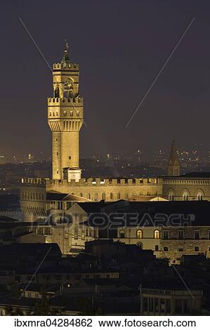 Palazzo Vecchio, Nachtaufnahme, Florenz, Toskana, Italien, Europa View Large Photo Image Stock Image - Palazzo Vecchio, Nachtaufnahme, Florenz, Toskana, Italien, Europa. Fotosearch