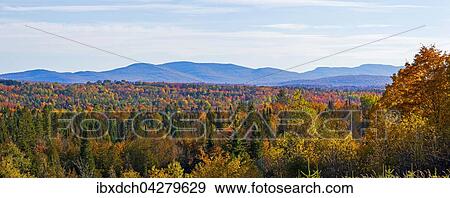 Panorama, Berge, Herbstfarben, Eastern Townships, Foster, Quebec, Kanada, Nordamerika View Large Photo Image Stock Photo - Panorama, Berge, Herbstfarben, Eastern Townships, Foster, Quebec, Kanada, Nordamerika. Fotosearch