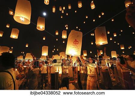People letting sky lanterns rise, light and peace festival, World Peace Festival the Dhammakaya Foundation, Dawei, Tanintharyi Region, Myanmar, Asia *** IMPORTANT: Image may not be used in a negative context with the Dhammakaya temple *** View Large Photo Image Stock Image - People letting sky lanterns rise, light and peace festival, World Peace Festival the Dhammakaya Foundation, Dawei, Tanintharyi Region, Myanmar, Asia *** IMPORTANT: Image may not be used in a negative context with the Dhammakaya temple ***. Fotosearch