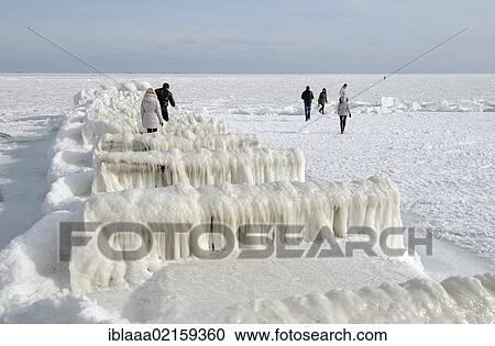 People on icy pier, frozen Black Sea, a rare phenomenon, Odessa, Ukraine, Eastern Europe, Europe View Large Photo Image Stock Image - People on icy pier, frozen Black Sea, a rare phenomenon, Odessa, Ukraine, Eastern Europe, Europe. Fotosearch