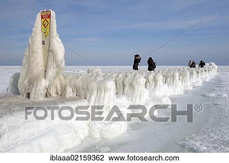 People on icy pier, frozen Black Sea, a rare phenomenon, Odessa, Ukraine, Eastern Europe, Europe View Large Photo Image Stock Image - People on icy pier, frozen Black Sea, a rare phenomenon, Odessa, Ukraine, Eastern Europe, Europe. Fotosearch
