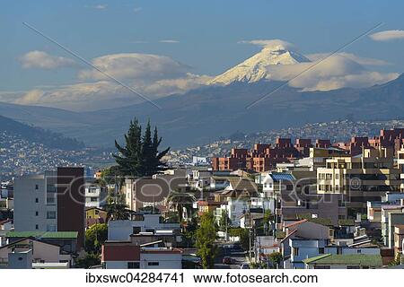 Quito mit Berg Cotopaxi, Quito, Provinz Pichincha, Ecuador, Sudamerika View Large Photo Image Stock Image - Quito mit Berg Cotopaxi, Quito, Provinz Pichincha, Ecuador, Sudamerika. Fotosearch