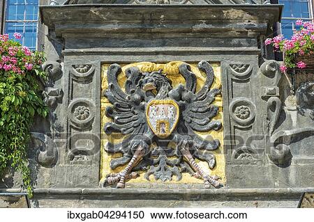 Rathaus, Wappen uber dem Eingang, UNESCO Weltkulturerbe, Quedlinburg, Harz, Sachsen-Anhalt, Deutschland, Europa View Large Photo Image Stock Image - Rathaus, Wappen uber dem Eingang, UNESCO Weltkulturerbe, Quedlinburg, Harz, Sachsen-Anhalt, Deutschland, Europa. Fotosearch