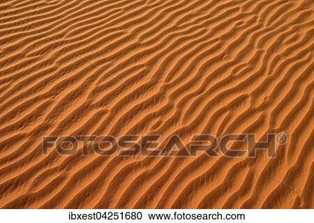 Stock Image - Rippel, Stuktur einer Sanddune, Tassili n'Ajjer, Sahara, Algerien, Afrika. Fotosearch