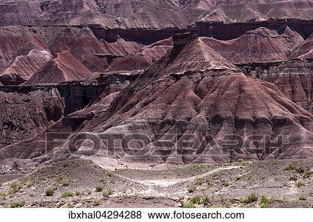 Stock Photo - Rote Gesteinsformation, Erosion, am U. S. Highway 89, bei Cameron, Arizona, USA, Nordamerika. Fotosearch
