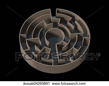 Rundes Labyrinth View Large Photo Image Stock Image - Rundes Labyrinth. Fotosearch