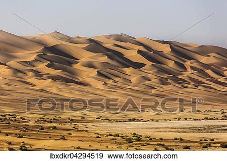 Sanddunen in der Wuste bei Al Hamaim, Leeres Viertel, Empty Quarter, Sandwuste Rub al-Chali, auch Rub al-Khali, Vereinigte Arabische Emirate, Asien View Large Photo Image Stock Photo - Sanddunen in der Wuste bei Al Hamaim, Leeres Viertel, Empty Quarter, Sandwuste Rub al-Chali, auch Rub al-Khali, Vereinigte Arabische Emirate, Asien. Fotosearch