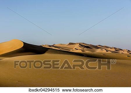 Sanddunen, Leeres Viertel, Empty Quarter, Sandwuste Rub al-Chali, auch Rub al-Khali, Vereinigte Arabische Emirate, Asien View Large Photo Image Stock Photography - Sanddunen, Leeres Viertel, Empty Quarter, Sandwuste Rub al-Chali, auch Rub al-Khali, Vereinigte Arabische Emirate, Asien. Fotosearch