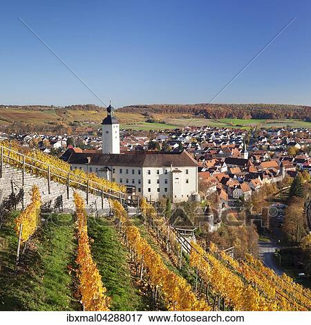 Schloss Horneck, Gundelsheim, Baden Wurttemberg, Deutschland, Europa View Large Photo Image Stock Photo - Schloss Horneck, Gundelsheim, Baden Wurttemberg, Deutschland, Europa. Fotosearch