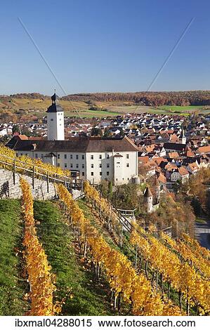 Schloss Horneck, Gundelsheim, Baden Wurttemberg, Deutschland, Europa View Large Photo Image Stock Photography - Schloss Horneck, Gundelsheim, Baden Wurttemberg, Deutschland, Europa. Fotosearch