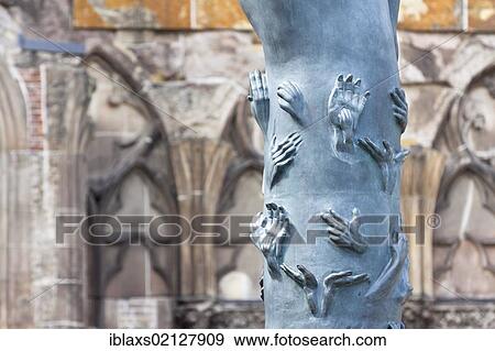 Sculpture, Erdenangel, Earth Angel, by Edith Breckwoldt, in the Memorial Church of St. Nikolai, Hamburg, Germany, Europe View Large Photo Image Stock Photo - Sculpture, Erdenangel, Earth Angel, by Edith Breckwoldt, in the Memorial Church of St. Nikolai, Hamburg, Germany, Europe. Fotosearch