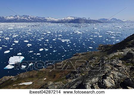 Picture - Sermilik-Fjord, Ammassalik-Insel, Gronland, Nordamerika. Fotosearch