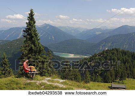 Staffel-Alm Hochleger am Staffel, Jachenau uber dem Sylvensteinspeicher, Tolzer Land, Oberbayern, Bayern, Deutschland, Europa View Large Photo Image Stock Photo - Staffel-Alm Hochleger am Staffel, Jachenau uber dem Sylvensteinspeicher, Tolzer Land, Oberbayern, Bayern, Deutschland, Europa. Fotosearch
